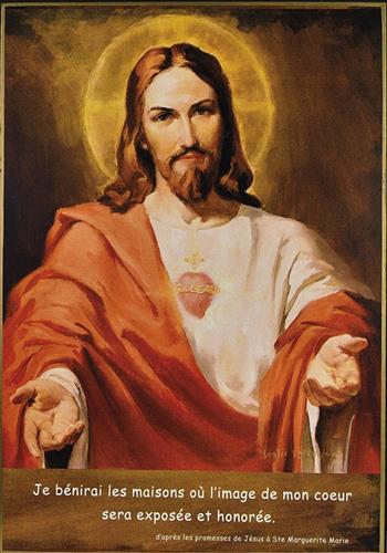 Intronisation du Sacré-Coeur de Jésus dans les foyers de notre Ensemble&nbsp;Paroissial